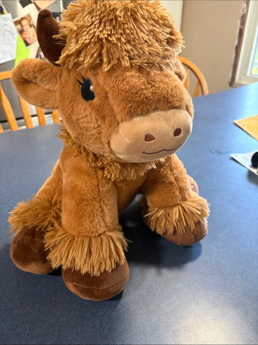 Fiesta Plush Highland Cow in Brown and Tan